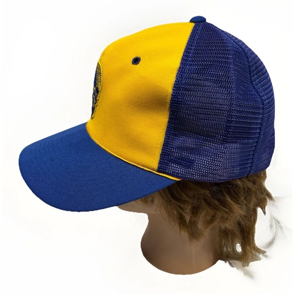 VTG 80s LA Rams Trucker Rope Golf Hat Snapback Mesh Green Underbrim Rare